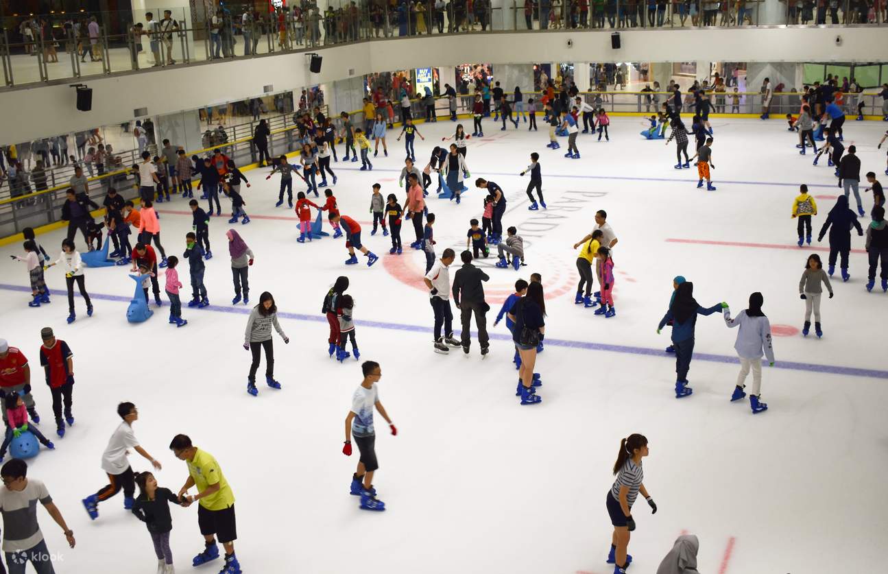 Ice Skating in Blue Ice Skating Rink in Johor Klook Malaysia